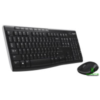 Комплект бездротовий (клавіатура+мишка) Logitech Wireless Combo MK270 Black