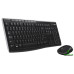 Комплект бездротовий (клавіатура+мишка) Logitech Wireless Combo MK270 Black