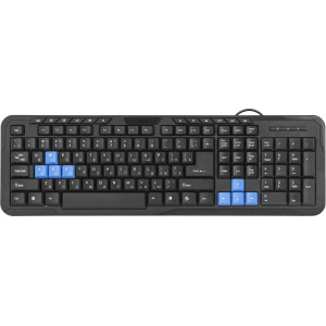 Клавіатура дротова Defender # 1 HM-430 USB
