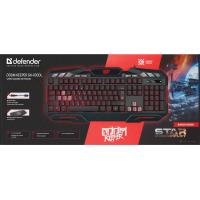 Клавіатура дротова Defender Doom Keeper GK-100DL USB