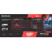 Клавіатура дротова Defender Doom Keeper GK-100DL USB