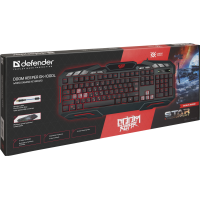 Клавіатура дротова Defender Doom Keeper GK-100DL USB