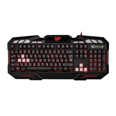 Клавіатура дротова Defender Doom Keeper GK-100DL USB