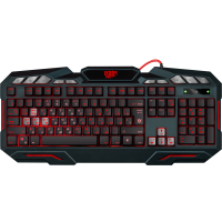 Клавіатура дротова Defender Doom Keeper GK-100DL USB