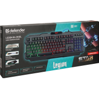 Клавіатура дротова Defender Legion GK-010DL USB Black