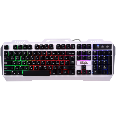 Клавіатура дротова Defender Metal Hunter GK-140L USB Metal