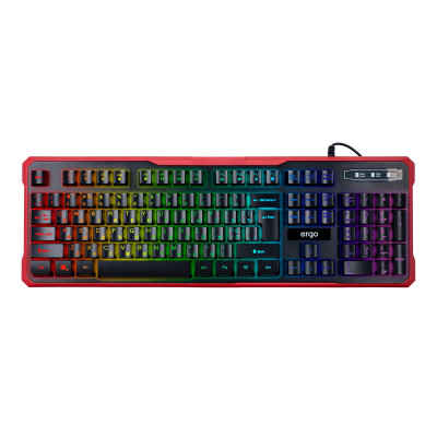 Клавіатура дротова ERGO KB-670 BLACK USB