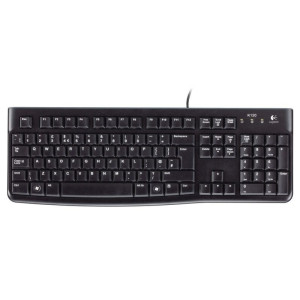 Клавіатура дротова Logitech K120 Black UKR USB OEM (920-002643)